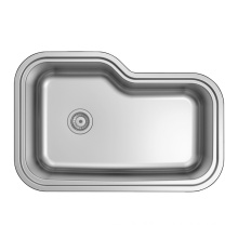 Aquacubic Undermount  Stainless Steel 33 In. Single Bowlmoduled Kitchen Sink